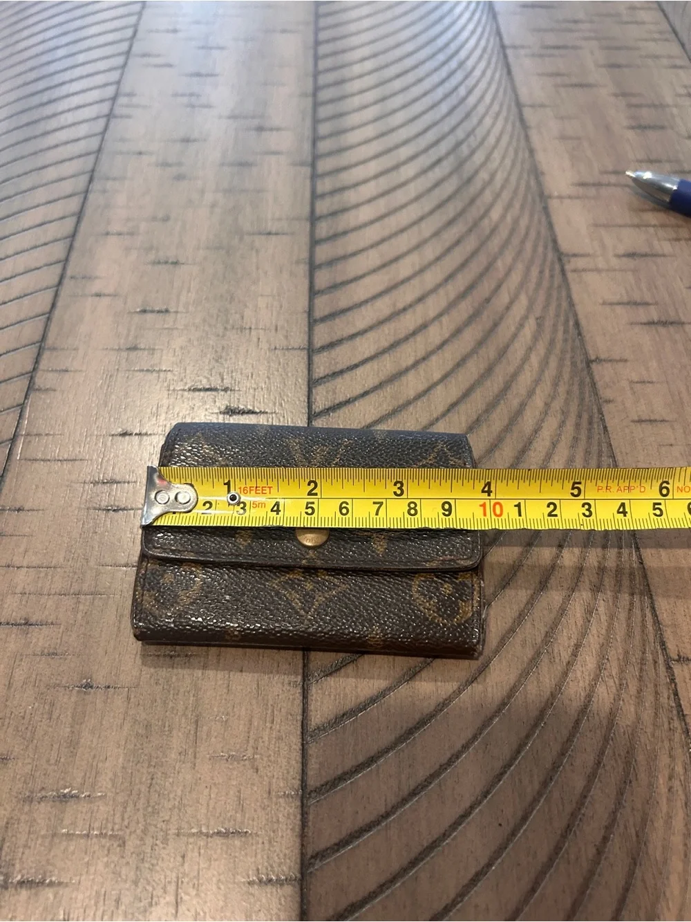Louis Vuitton Brown Monogram Snap Card Holder